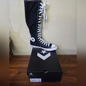 Converse Black Knee-High Sneakers